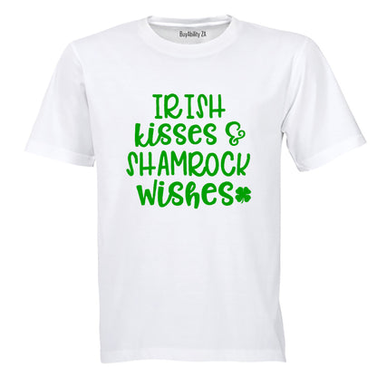 Shamrock Wishes - St. Patricks Day - Adults - T-Shirt