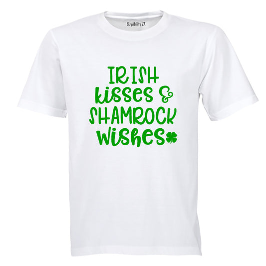 Shamrock Wishes - St. Patricks Day - Adults - T-Shirt
