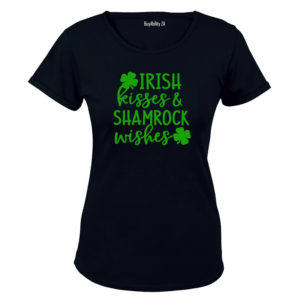 Shamrock Wishes - St. Patrick's Day - Ladies - T-Shirt - BuyAbility South Africa