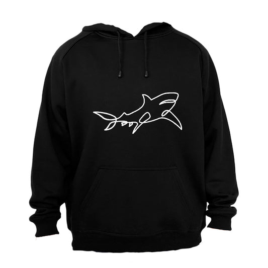 Shark Stencil - Hoodie - BuyAbility South Africa