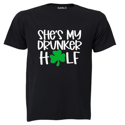 She's My Drunker Half - St. Patrick's Day - Adults - T-Shirt