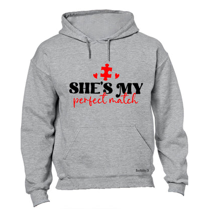 She's My Perfect Match - Valentine - Hoodie