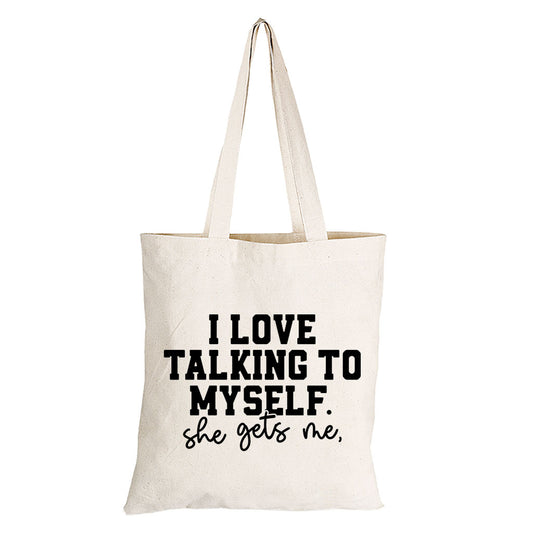 She Gets Me - Eco-Cotton Natural Fibre Bag