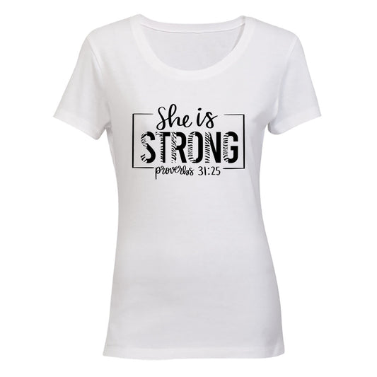 She is Strong - Ladies - T-Shirt - BuyAbility South Africa