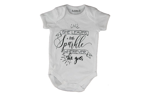 She Leaves a Little Sparkle Wherever She Goes - Baby Grow