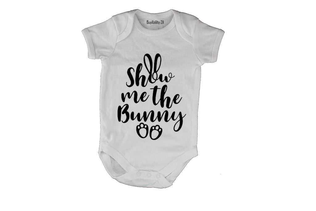 Show Me the Bunny - Easter Inspired - Baby Grow