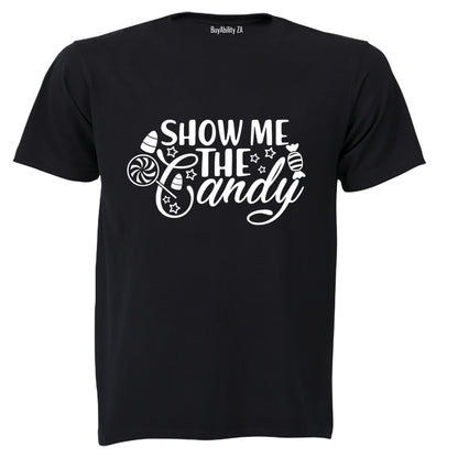 Show Me The Candy - Halloween - Kids T-Shirt - BuyAbility