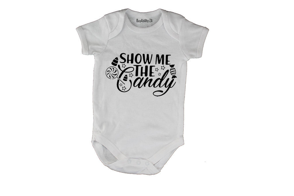 Show Me The Candy - Halloween - Baby Grow