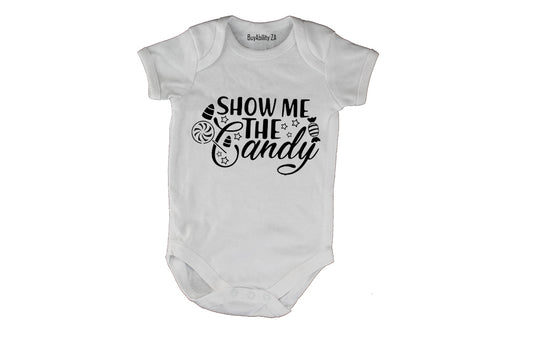 Show Me The Candy - Halloween - Baby Grow