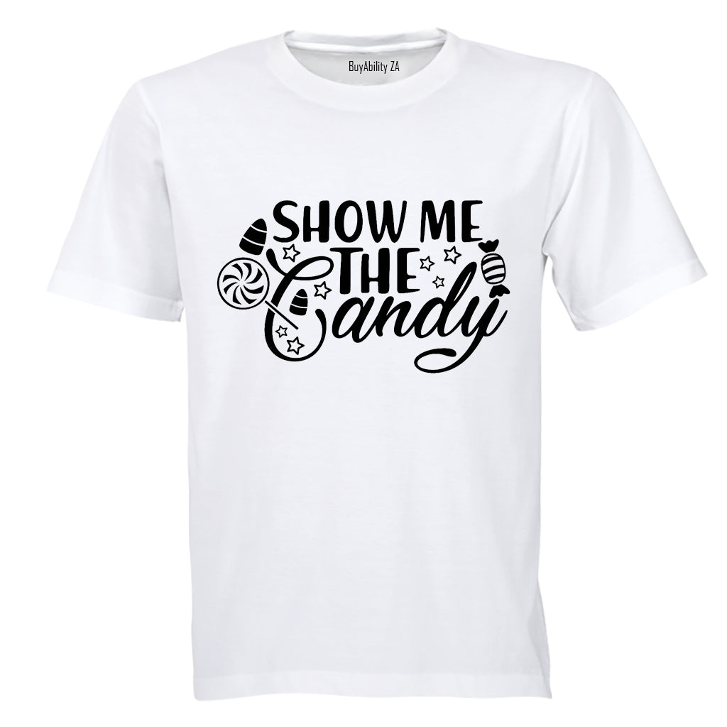 Show Me The Candy - Halloween - Kids T-Shirt - BuyAbility