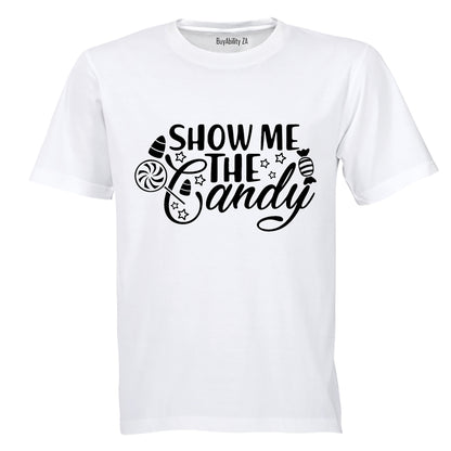 Show Me The Candy - Halloween - Kids T-Shirt - BuyAbility