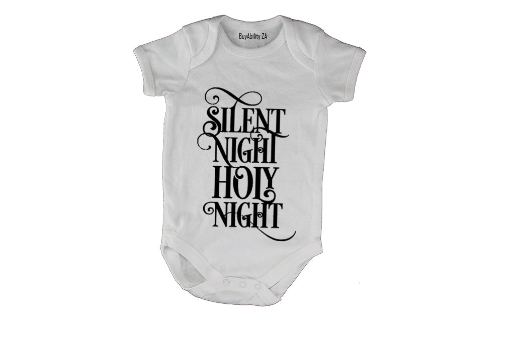 Silent Night, Holy Night! - Baby Grow - BuyAbility