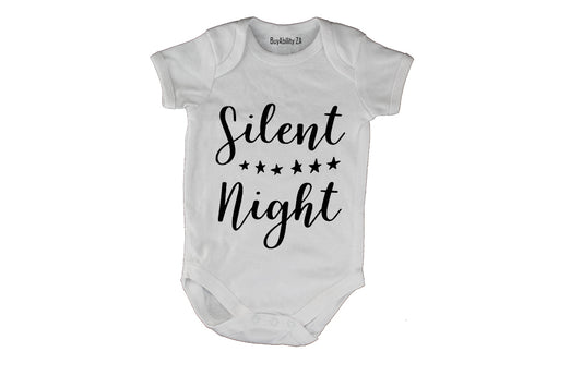 Silent Night - Christmas - Baby Grow