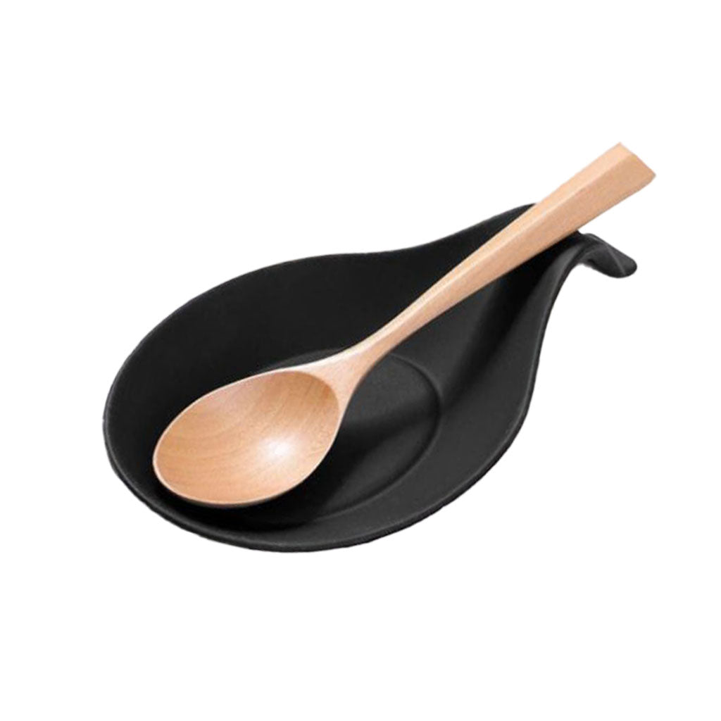 Black Silicone Utensil Holder Mat - BuyAbility