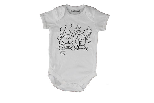 Singing Christmas Reindeer - Baby Grow - BuyAbility South Africa