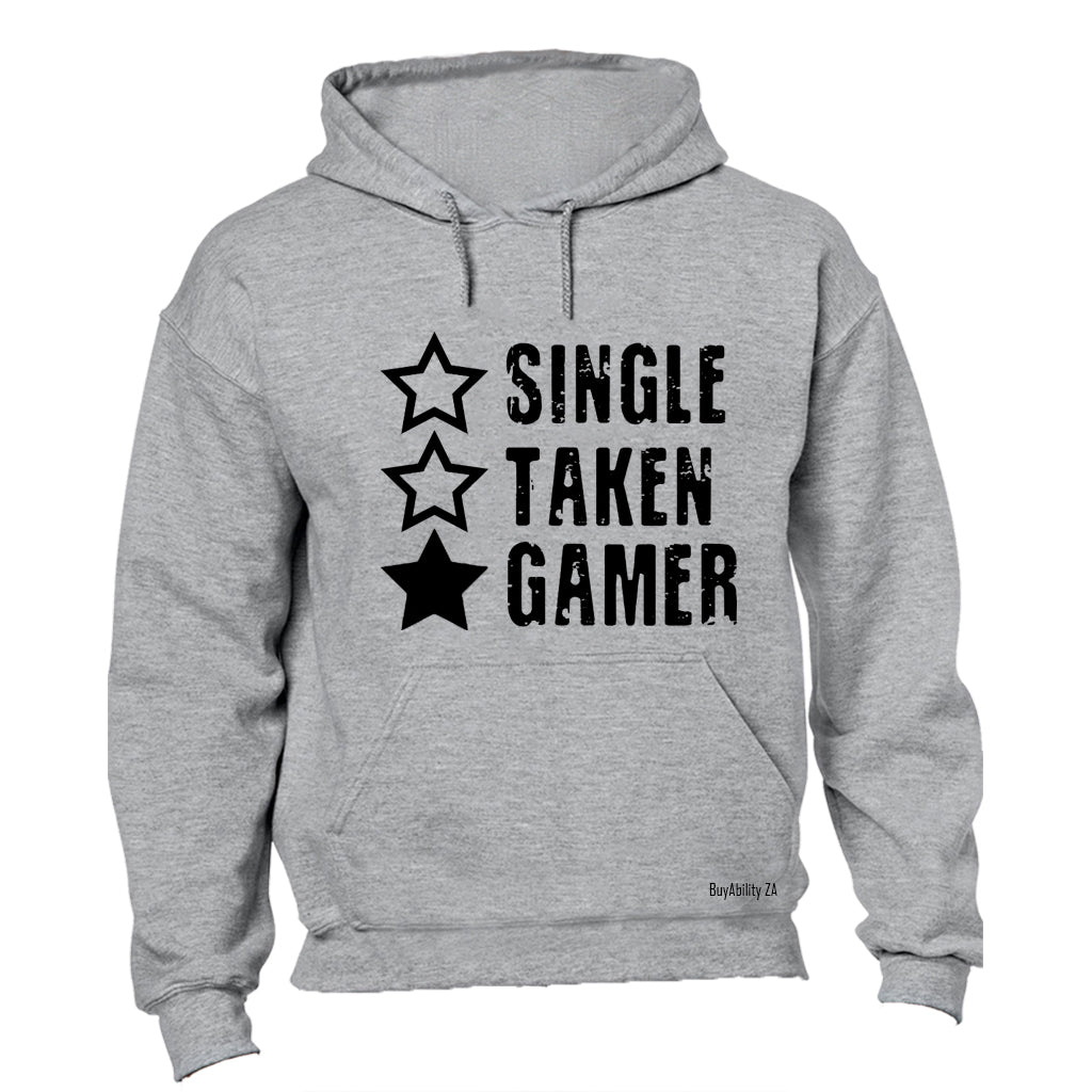 Single. Taken. Gamer - Hoodie - BuyAbility South Africa