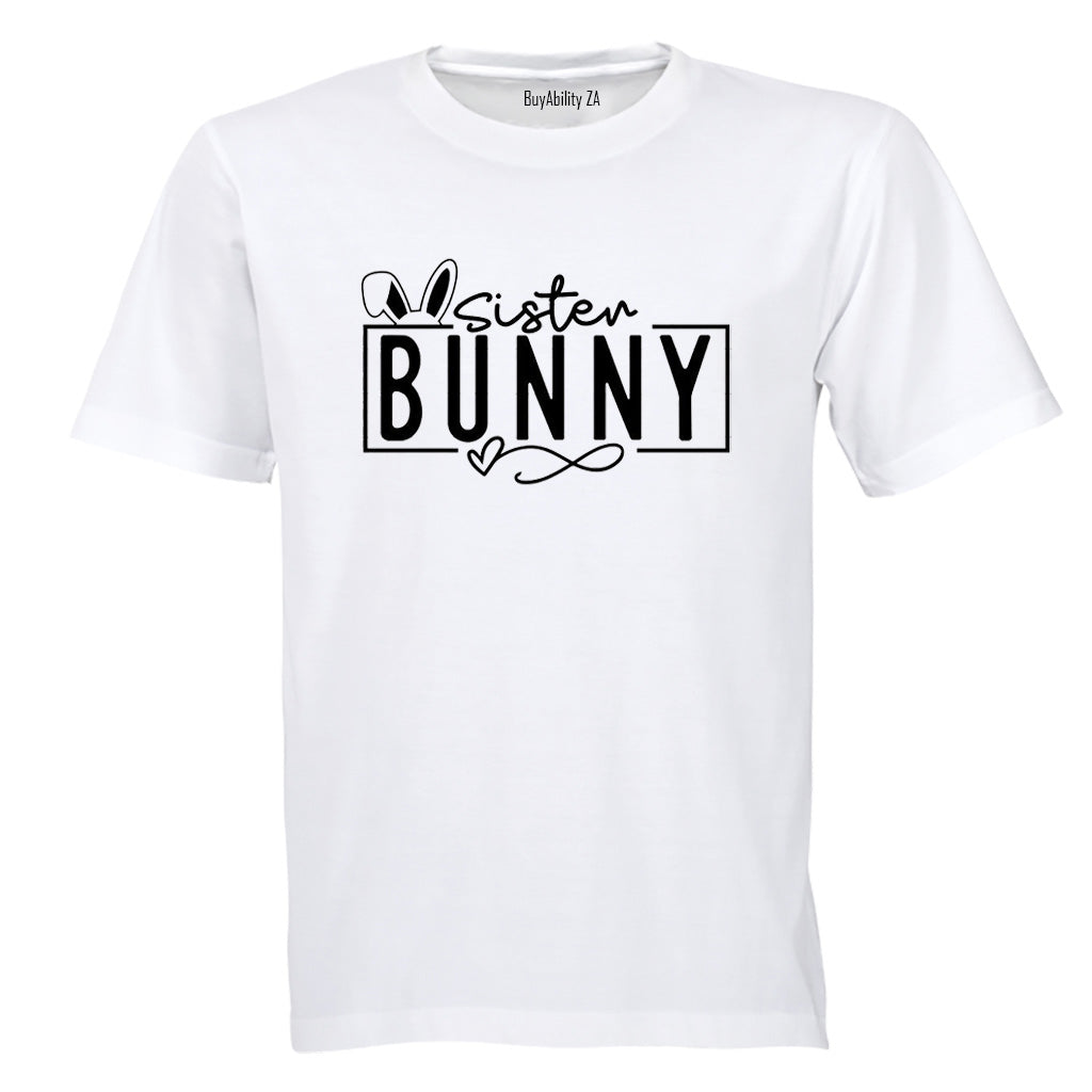 Sister Bunny - Easter Heart - Kids T-Shirt - BuyAbility