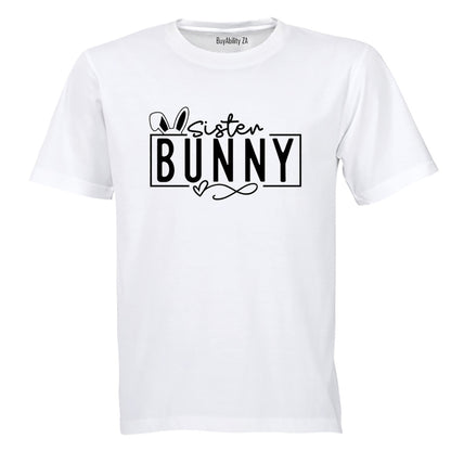 Sister Bunny - Easter Heart - Kids T-Shirt - BuyAbility