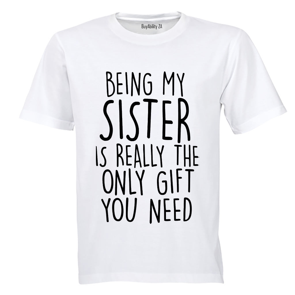 Sister Gift - Christmas - Adults - T-Shirt