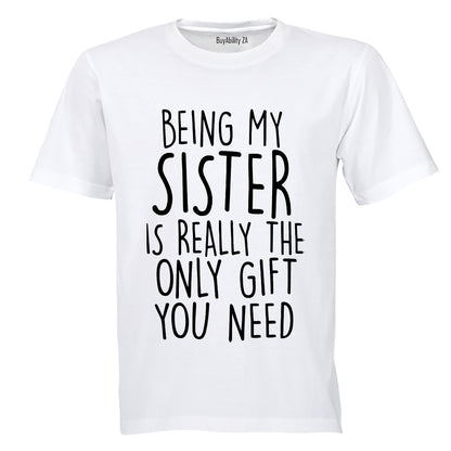 Sister Gift - Christmas - Adults - T-Shirt