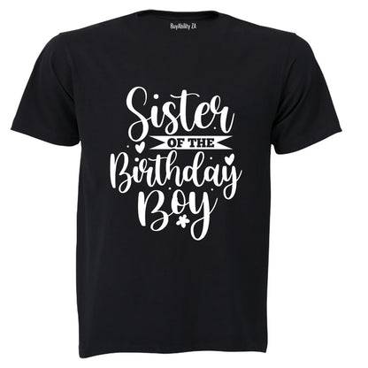 Sister of the Birthday Boy - Kids T-Shirt