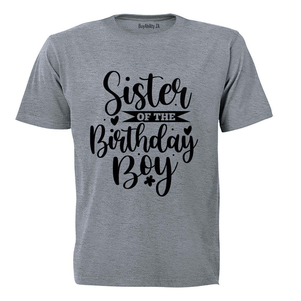 Sister of the Birthday Boy - Kids T-Shirt