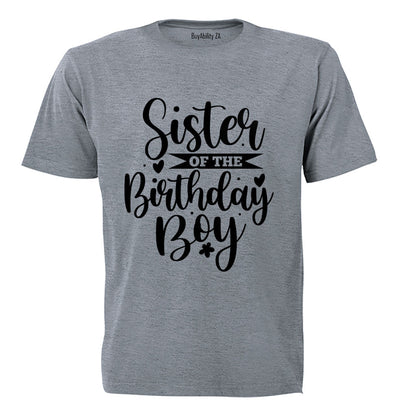 Sister of the Birthday Boy - Kids T-Shirt
