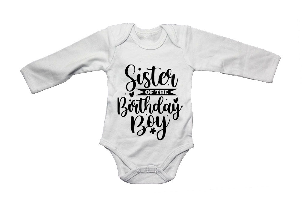 Sister of the Birthday Boy - Baby Grow - BuyAbility South Africa