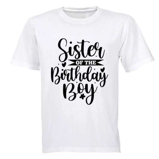 Sister of the Birthday Boy - Kids T-Shirt - BuyAbility South Africa
