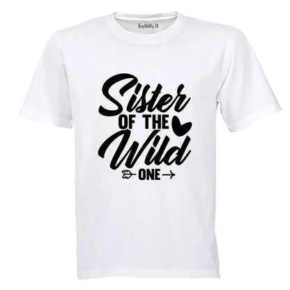 Sister of the Wild One - Kids T-Shirt