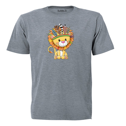 Sitting Lion - Kids T-Shirt - BuyAbility
