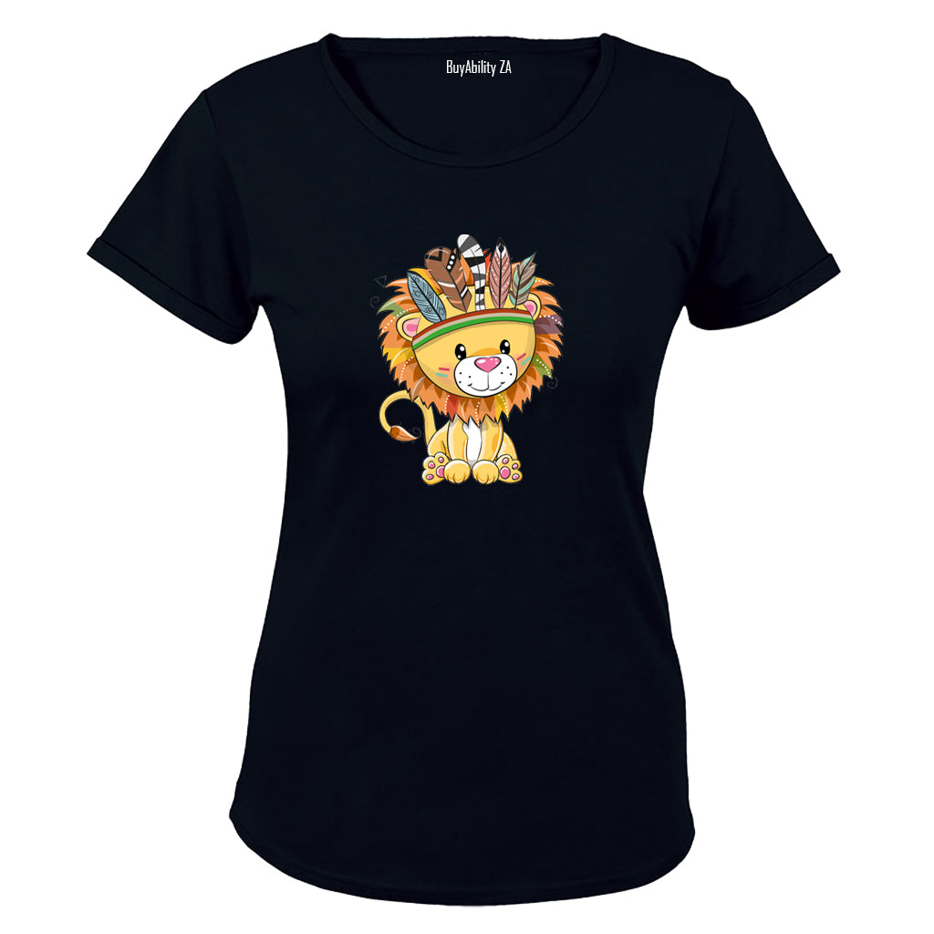 Sitting Lion - Ladies - T-Shirt