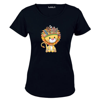 Sitting Lion - Ladies - T-Shirt