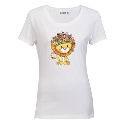 Sitting Lion - Ladies - T-Shirt