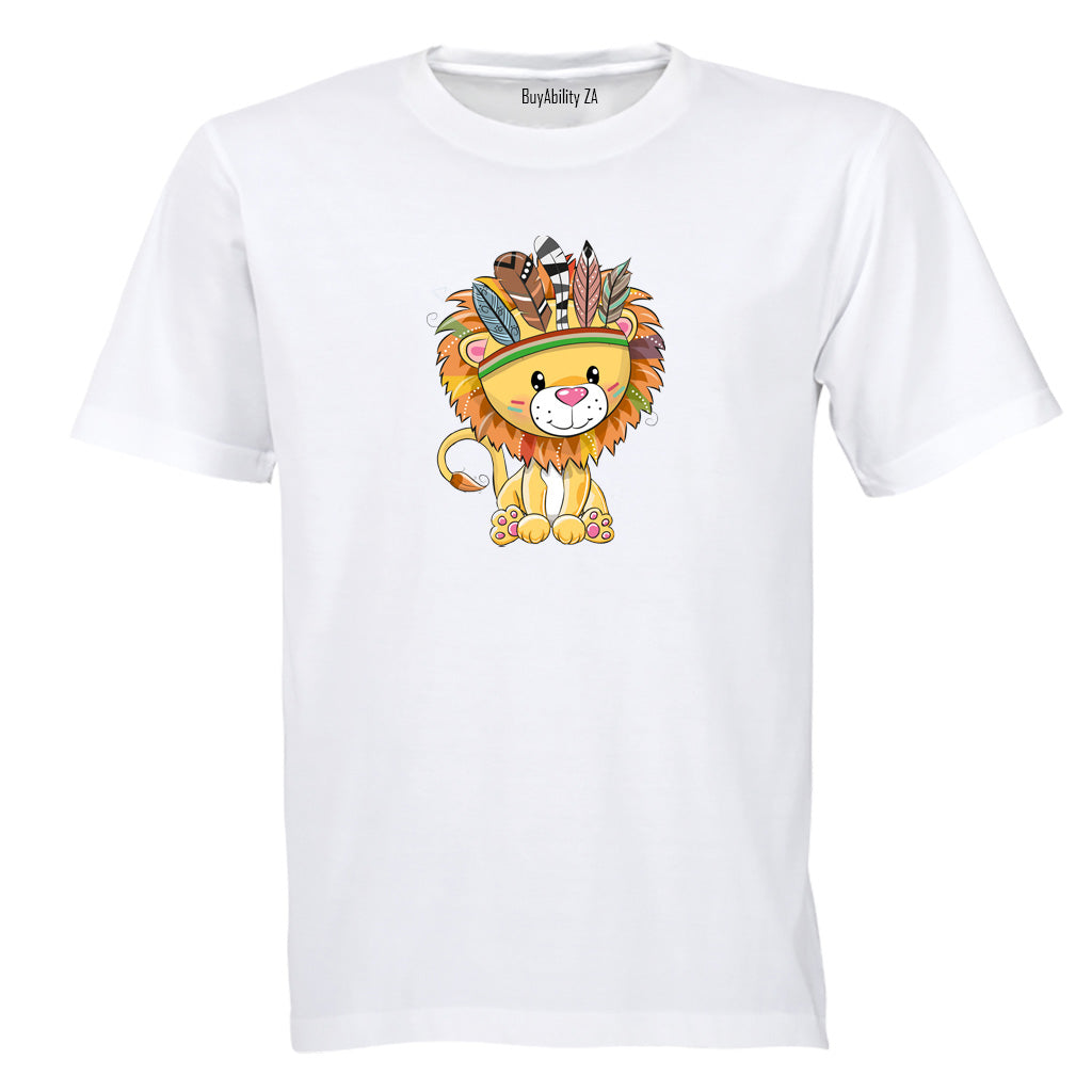 Sitting Lion - Kids T-Shirt - BuyAbility