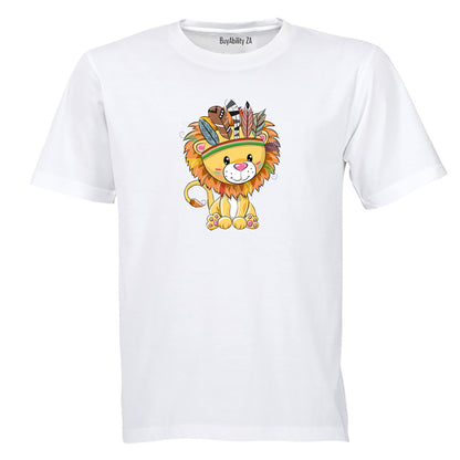 Sitting Lion - Kids T-Shirt - BuyAbility