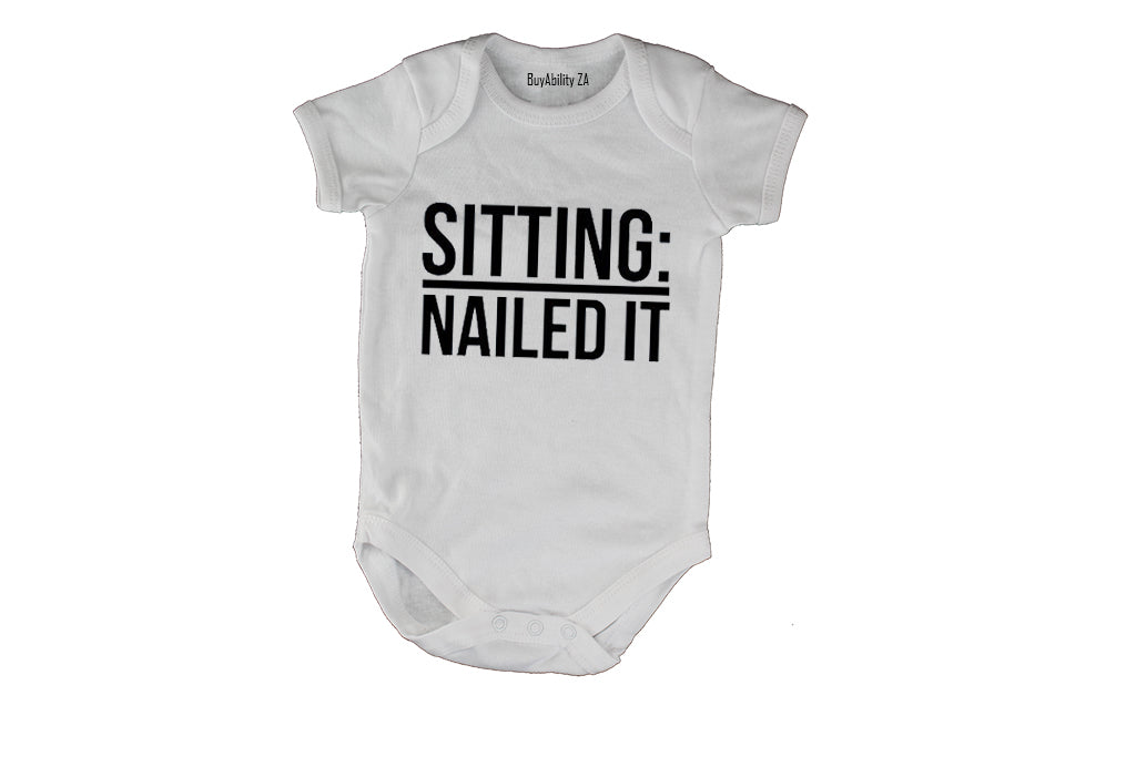 Sitting: Nailed It - Baby Grow