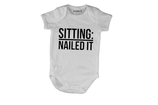 Sitting: Nailed It - Baby Grow