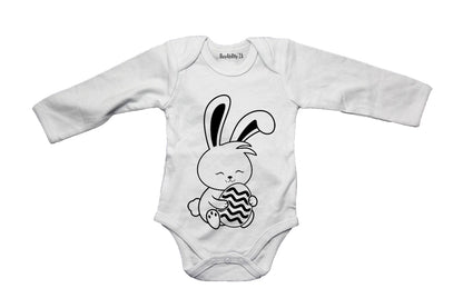Sitting Easter Bunny - Baby Grow
