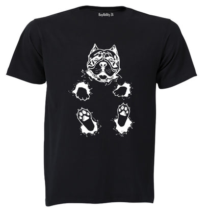 Sitting Pitbull - Adults - T-Shirt