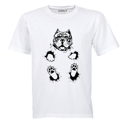 Sitting Pitbull - Adults - T-Shirt