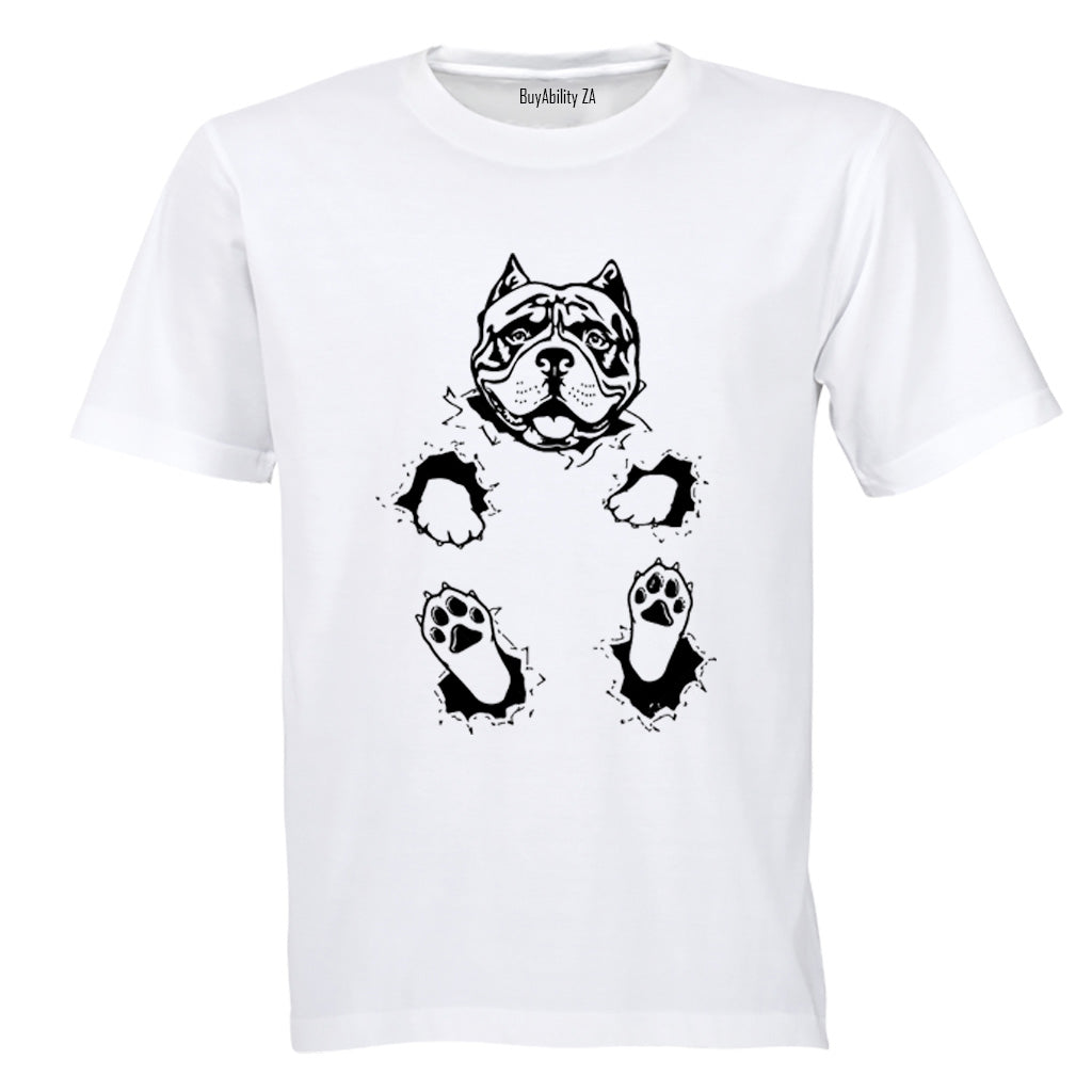 Sitting Pitbull - Adults - T-Shirt