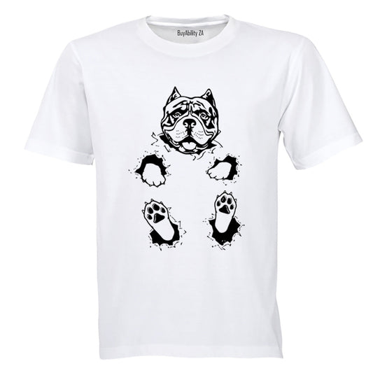 Sitting Pitbull - Adults - T-Shirt