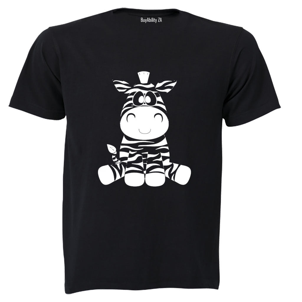 Sitting Zebra - Kids T-Shirt