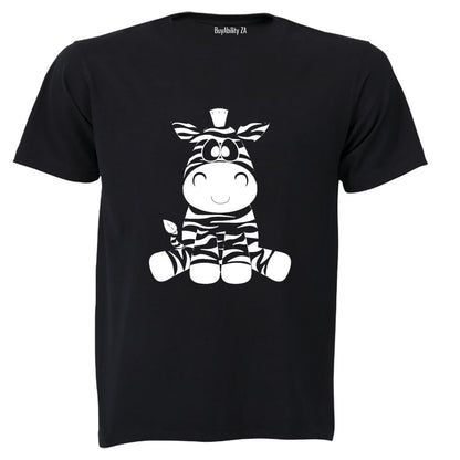 Sitting Zebra - Kids T-Shirt