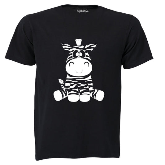 Sitting Zebra - Kids T-Shirt