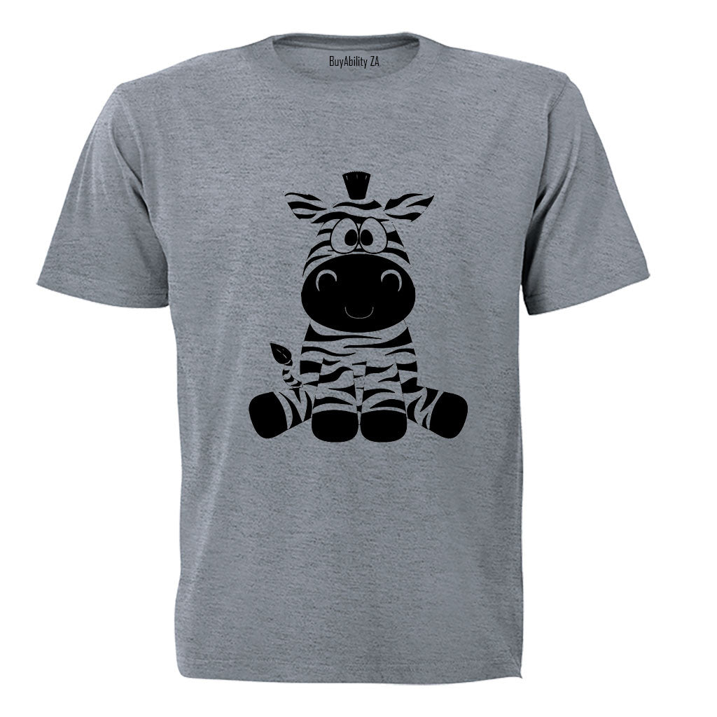 Sitting Zebra - Kids T-Shirt