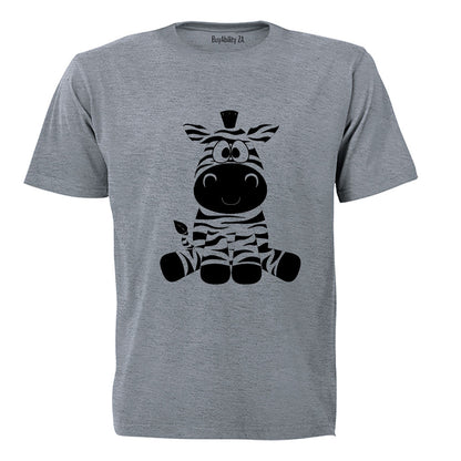 Sitting Zebra - Kids T-Shirt
