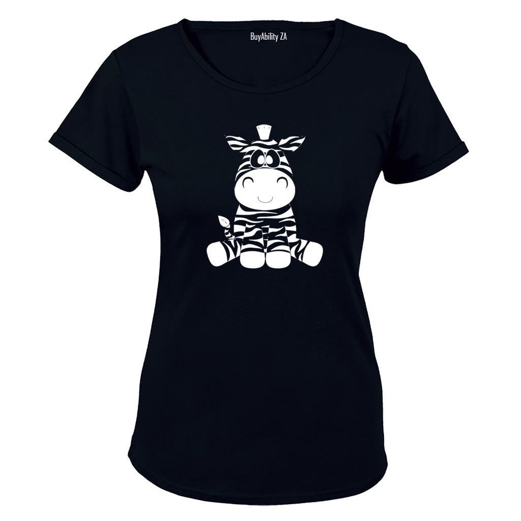 Sitting Zebra - Ladies - T-Shirt