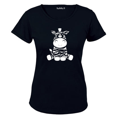 Sitting Zebra - Ladies - T-Shirt
